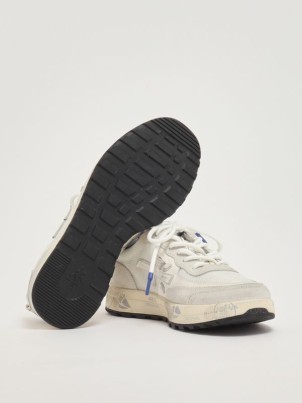 4. Men's Nous 8234 sneakers in leather and mesh White Premiata nou08234