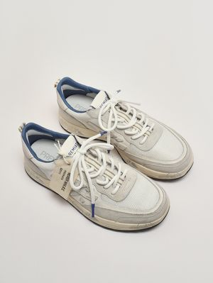 2. Men's Nous 8234 sneakers in leather and mesh White
