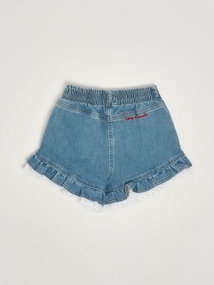 2. Short en coton stretch mélangé pour bébé Jean clair