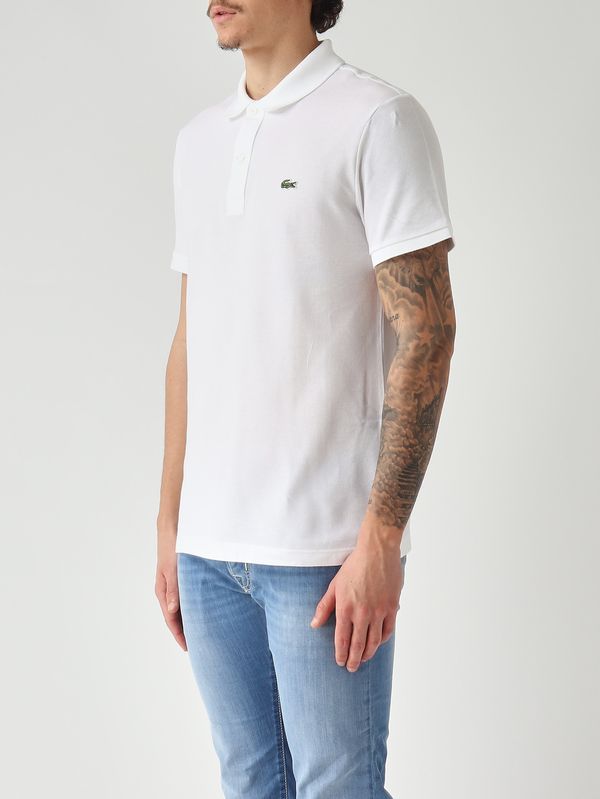 2. Polo uomo 12.12 in petit piqué di cotone Bianco Lacoste ph4012