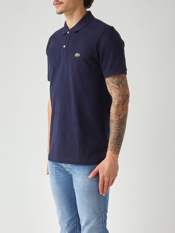 2. Polo uomo 12.12 in petit piqué di cotone Navy Lacoste ph4012