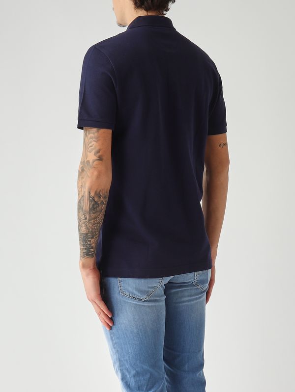 3. Polo uomo 12.12 in petit piqué di cotone Navy Lacoste ph4012