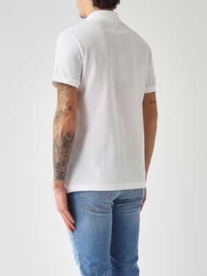 3. Polo uomo 12.12 in petit piqué di cotone Bianco