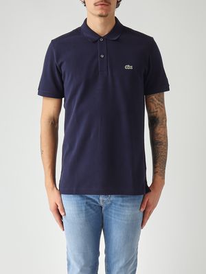 1. Polo uomo 12.12 in petit piqué di cotone Navy