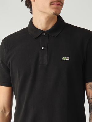 4. Polo uomo 12.12 in petit piqué di cotone Nero