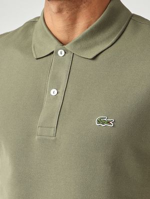5. Men's 12.12 polo in cotton petit piqué Military Green