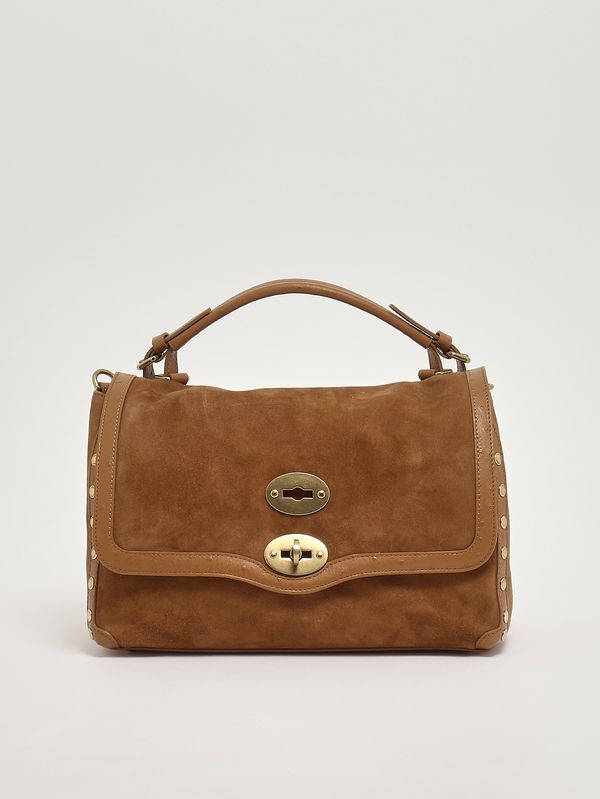 1. Sac femme Postina S en cuir et zashmere Marron Dorsoduro Zanellato 0707902270000 s