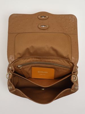 4. Sac femme Postina S en cuir et zashmere Marron Dorsoduro