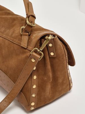 5. Sac femme Postina S en cuir et zashmere Marron Dorsoduro