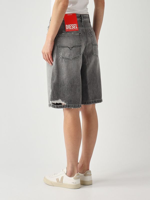 4. Bermuda de algodón para mujer Denim Diesel a1405109p08