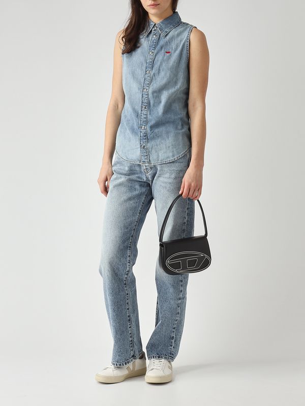 2. Damenbluse aus Baumwolle Denim Diesel a191300irab