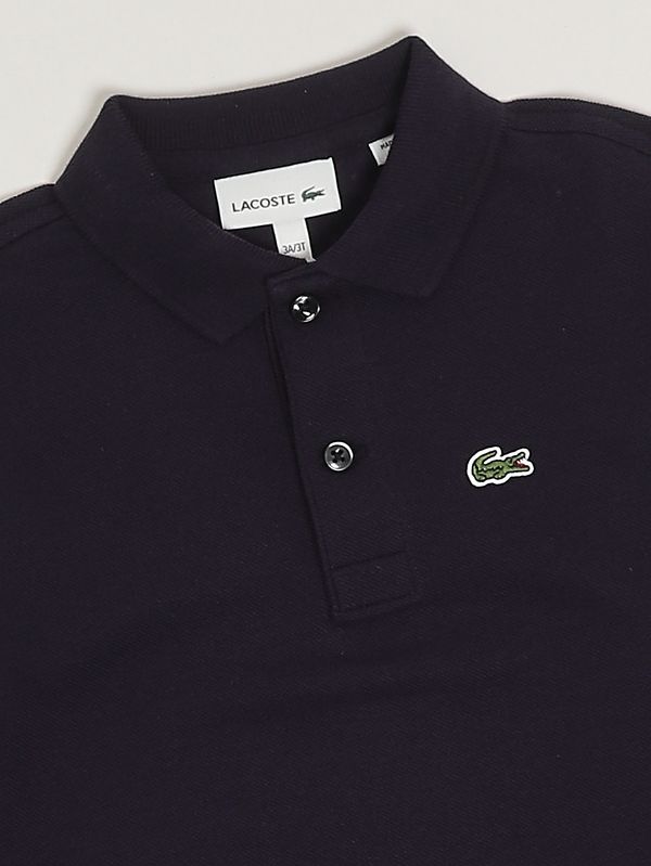 3. Polo de niño de algodón orgánico Azul Lacoste 847354
