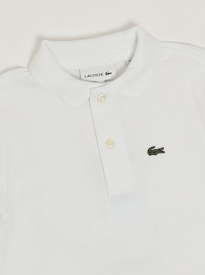 3. Polo de niño de algodón orgánico Blanco