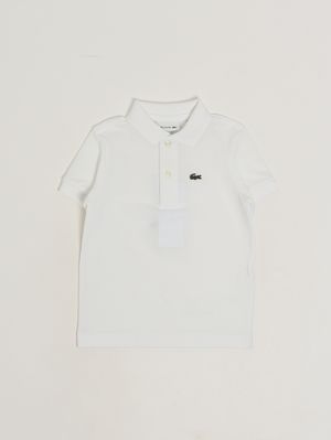 1. Polo de niño de algodón orgánico Blanco
