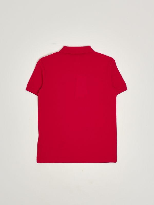 2. Polo de niño de algodón orgánico Rojo Lacoste 947354
