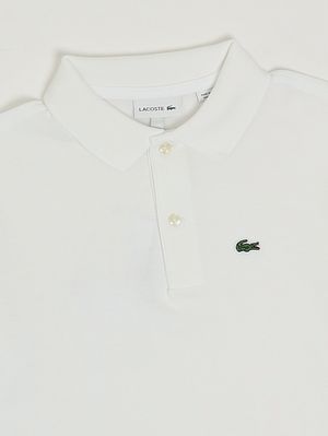 3. Polo pour garçon en coton biologique Blanc
