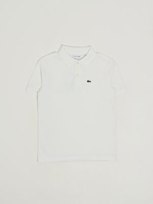 1. Polo pour garçon en coton biologique Blanc