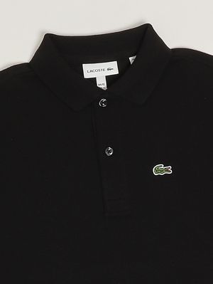 3. Polo de niño de algodón orgánico Negro