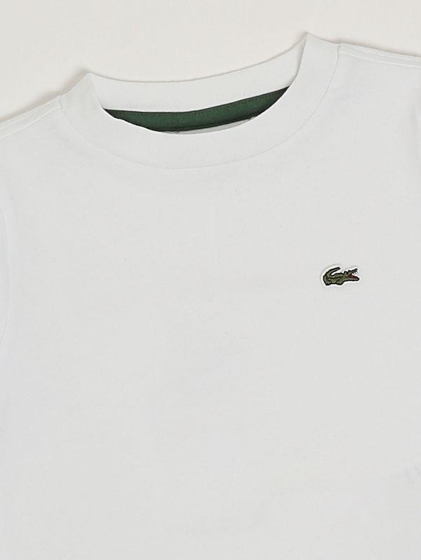 3. Camiseta de algodón para niño Blanco Lacoste 847025