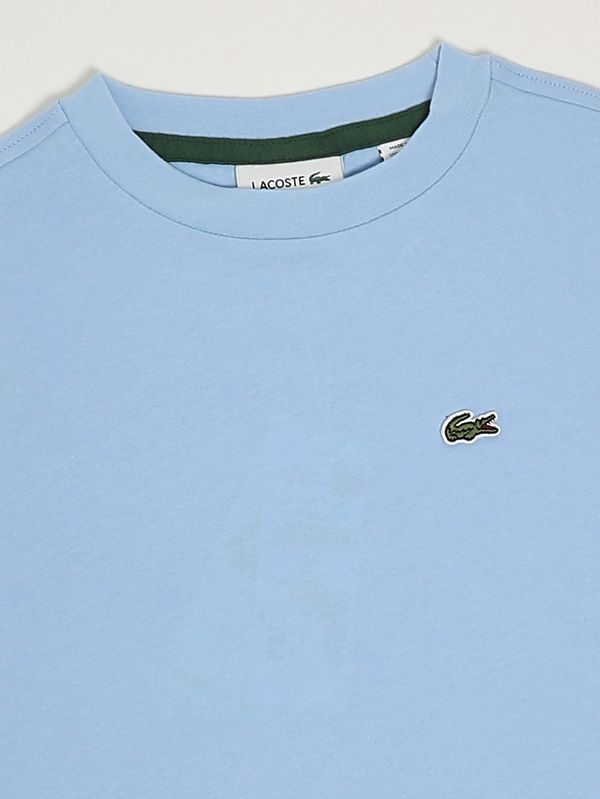 3. Camiseta de algodón para niño Celeste Lacoste 847025