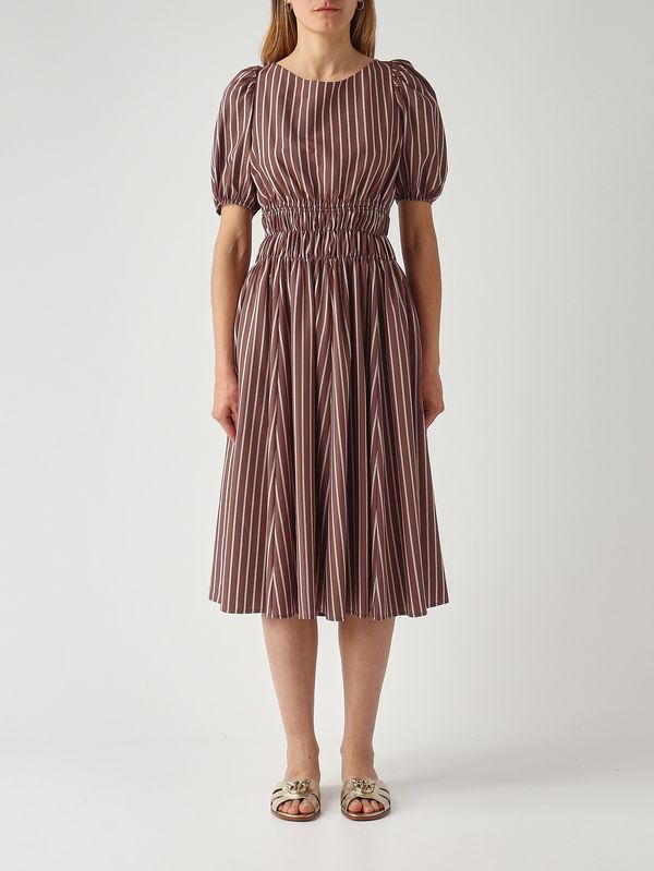 pinko brown dress PINKO CASARSA DRESS BRONZO – Simple Caracters main image 1
