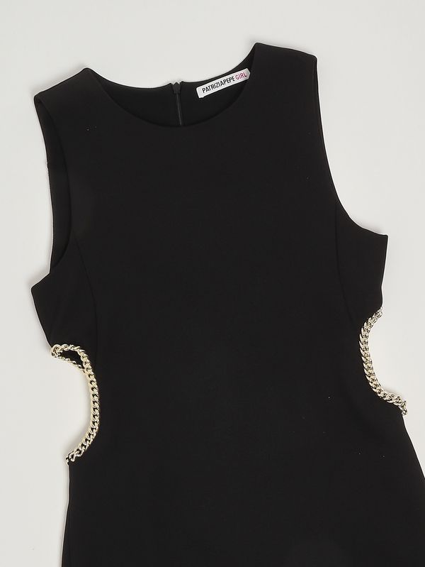 3. Girl's crepe dress Black Patrizia Pepe 7a0575a555