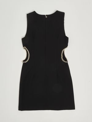 2. Girl's crepe dress Black