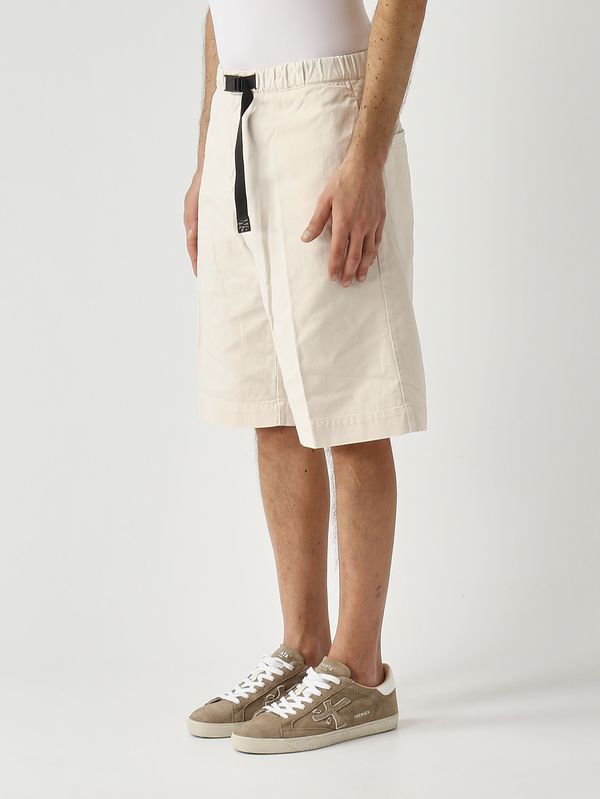 2. Bermuda para hombre SU91 de sarga de algodón. Crudo White sand 26su91260