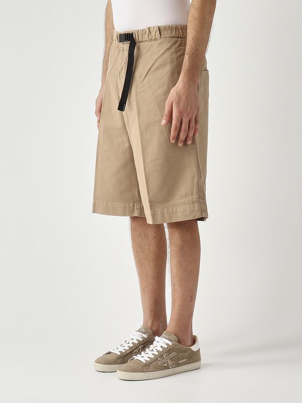 2. Bermuda uomo SU91 in bull di cotone Kaki White sand 26su91260