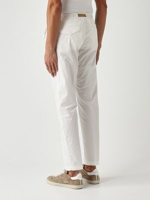 4. Pantalon homme Greg SU66 en coton stretch Blanc