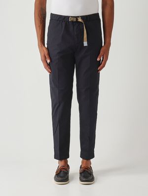 1. Herrenhose Greg SU66 aus Stretch-Baumwolle Marineblau