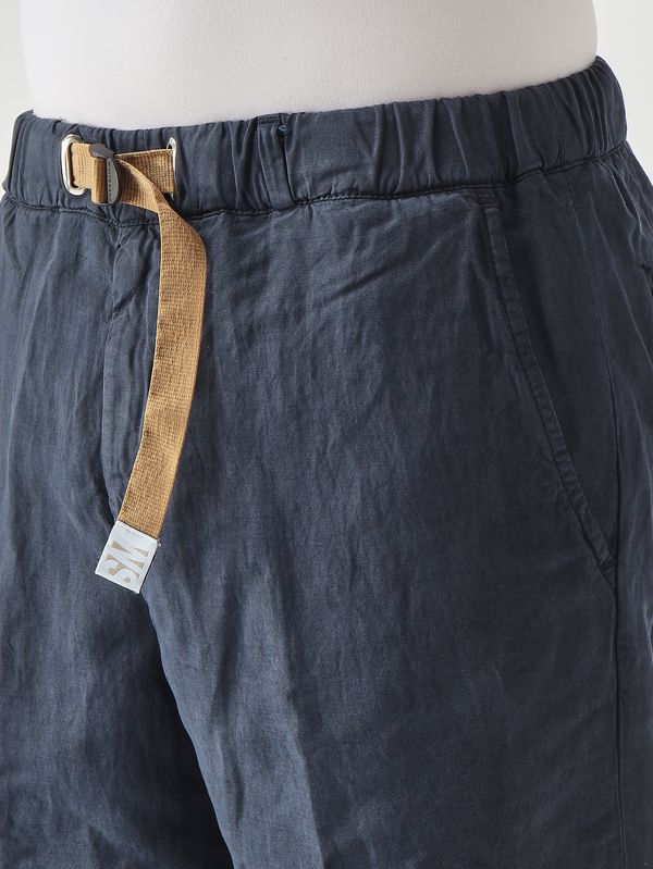 4. Pantalón para hombre Greg de tela paracaídas de mezcla de algodón y lino. Azul White sand 26su6680