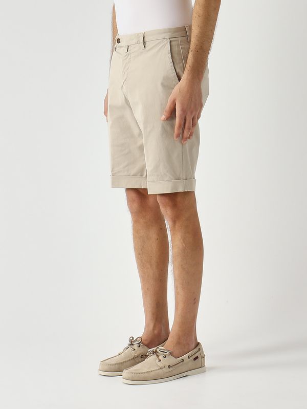 2. Bermuda pour homme BG108 en coton stretch Sable Briglia bg108300127