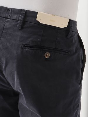 4. Bermuda pour homme BG108 en coton stretch Marine