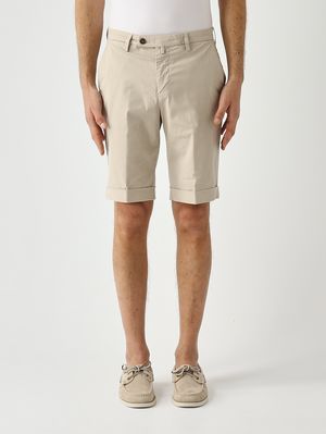 1. Bermuda pour homme BG108 en coton stretch Sable