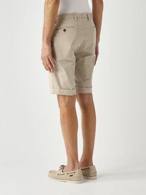 3. Bermuda pour homme BG108 en coton stretch Sable