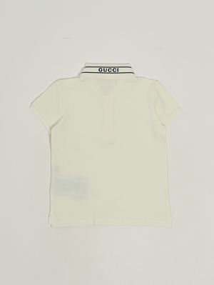 2. Polo en coton pour bébé garçon Blanc