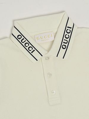 3. Polo en coton pour bébé garçon Blanc