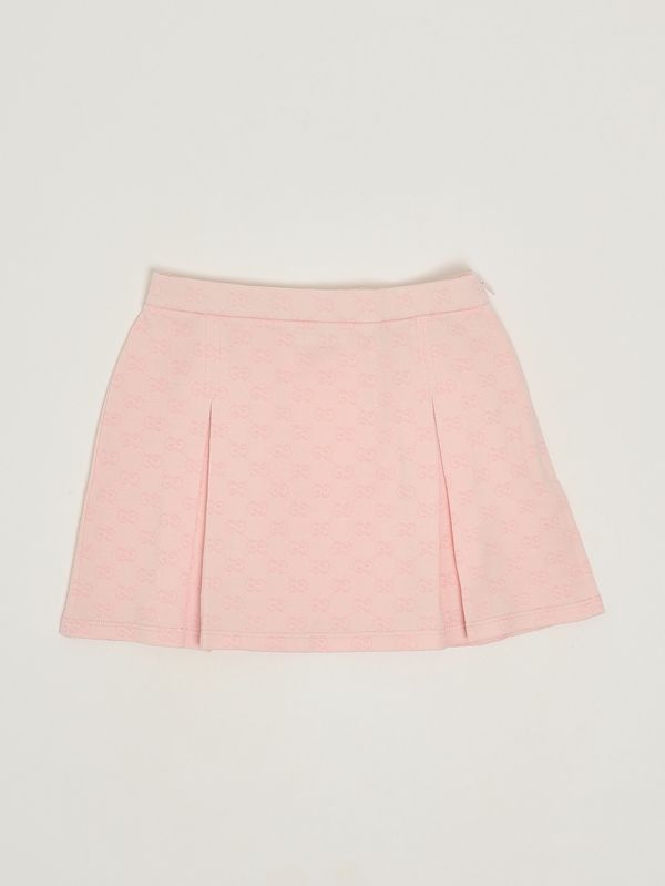 1. Jupe en coton pour fille Rose Gucci 852823xjha9