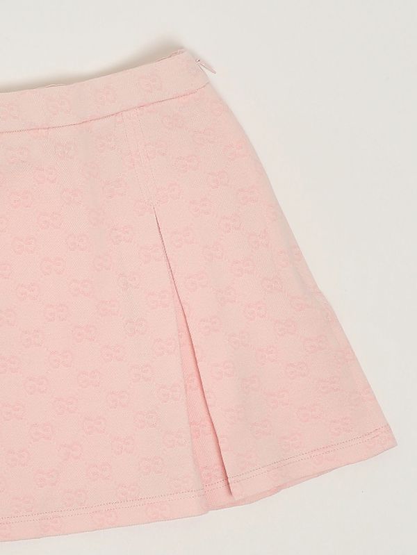 3. Jupe en coton pour fille Rose Gucci 852823xjha9
