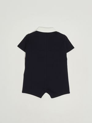 2. Cotton baby boys' romper Blue