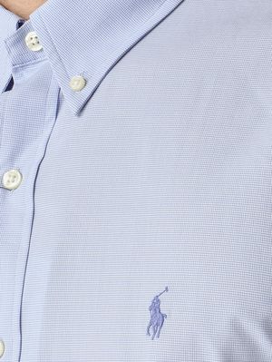 4. Herrenhemd Custom Fit aus Stretch-Baumwolle Hellblau