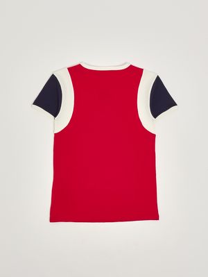 2. T-shirt bambino in cotone Rosso