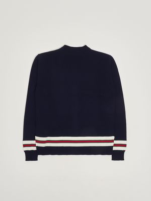 2. Children's cotton cardigan Blue