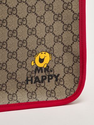 4. Bolso para niña en tejido GG Supreme Beige-Rojo