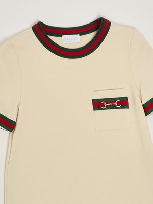 3. Vestido de niña de algodón Marfil