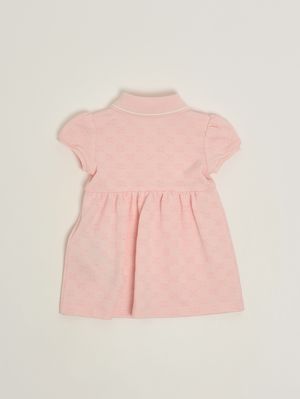2. Vestido de bebé de algodón Rosa