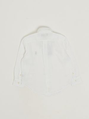 2. Chemise en lin pour garçon Blanc