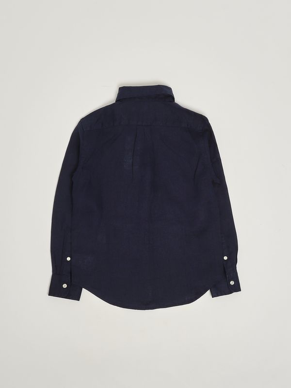 2. Camisa de niño Oxford de lino Azul marino Polo Ralph Lauren 323967600