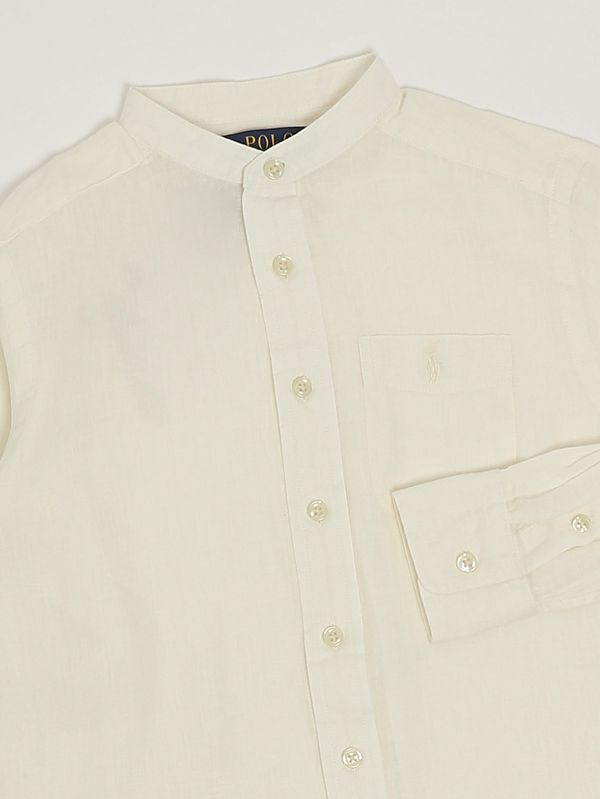 3. Camicia bambino in lino Bianco Polo Ralph Lauren 323964592